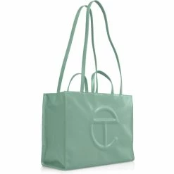 TELFAR Large Sage Shopping Bag Shopping Bags