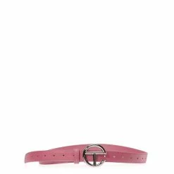 TELFAR Logo Belt - Silver/Corned Beef