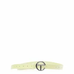 TELFAR Hats + Belts Logo Belt - Silver/Glue