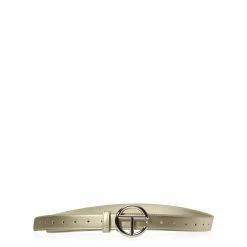 TELFAR Logo Belt - Silver/Gold Hats + Belts