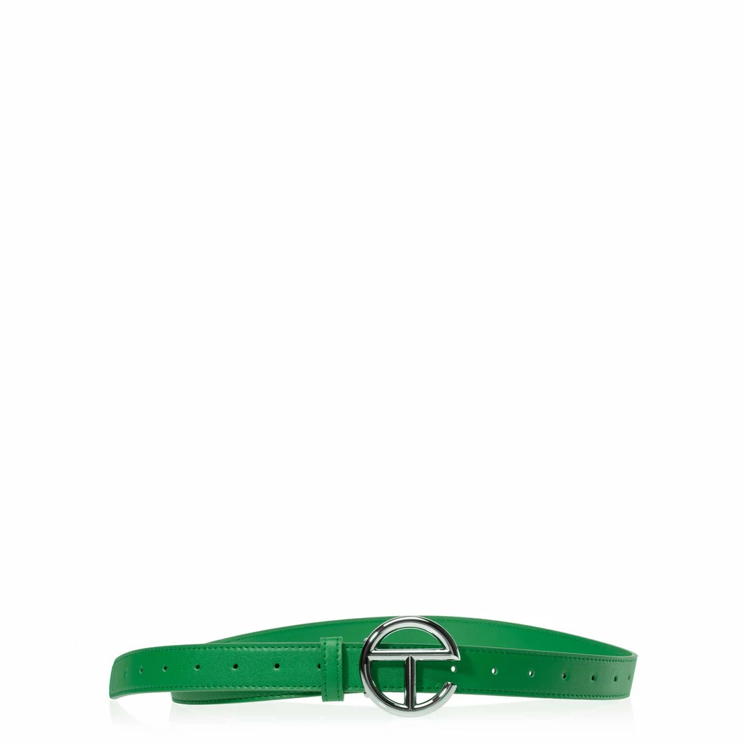 Best Sale β¨ TELFAR Logo Belt - Silver/Greenscreen Hats + Belts π 1 TELFAR Logo Belt - Silver/Greenscreen Hats + Belts