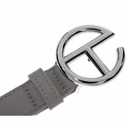 TELFAR Logo Belt - Silver/Grey