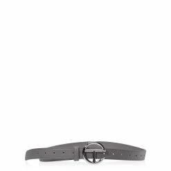 TELFAR Logo Belt - Silver/Grey