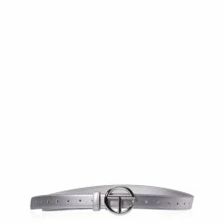 TELFAR Logo Belt - Silver/Silver