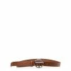 TELFAR Logo Belt - Silver/Tan