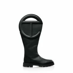 TELFAR Logo Boot - Black Shoes