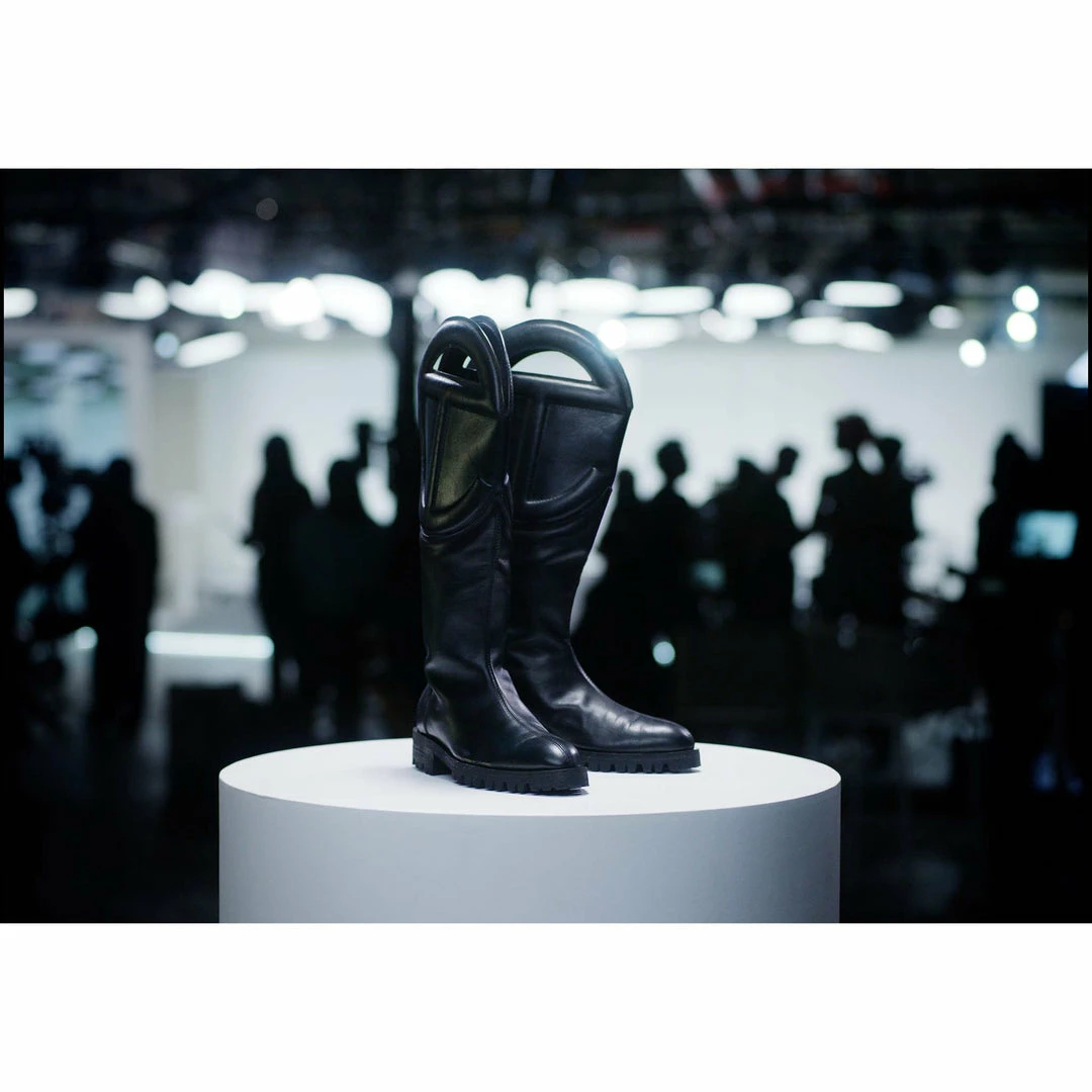 Best Pirce 𧨠TELFAR Logo Boot - Black π Shoes π 9 TELFAR Logo Boot - Black Shoes