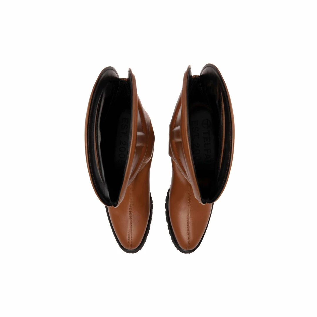Outlet ๐ TELFAR Logo Boot - Tan ๐คฉ 5 TELFAR Logo Boot - Tan
