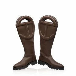 Cheapest β TELFAR Logo Boot - Chocolate π₯° 11 TELFAR Logo Boot - Chocolate