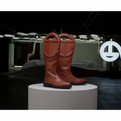 Outlet ๐ TELFAR Logo Boot - Tan ๐คฉ 16 TELFAR Logo Boot - Tan