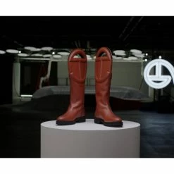 Outlet ๐ TELFAR Logo Boot - Tan ๐คฉ 17 TELFAR Logo Boot - Tan