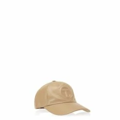 TELFAR Logo Embossed Hat - Cream Hats + Belts