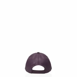 TELFAR Hats + Belts Logo Embossed Hat - Eggplant