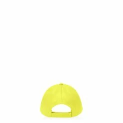 TELFAR Hats + Belts Logo Embossed Hat - Highlighter Yellow