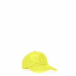 TELFAR Hats + Belts Logo Embossed Hat - Highlighter Yellow