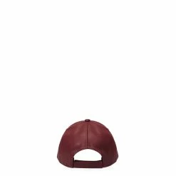 TELFAR Logo Embossed Hat - Oxblood