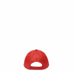 TELFAR Logo Embossed Hat - Red Hats + Belts