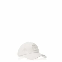 TELFAR Logo Embossed Hat - White