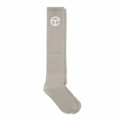 Telfar Logo Socks - Grey