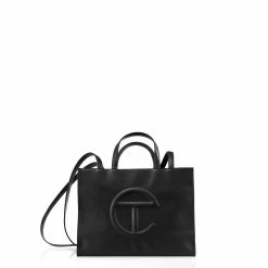 TELFAR Shopping Bags Medium Black Shopping Bag