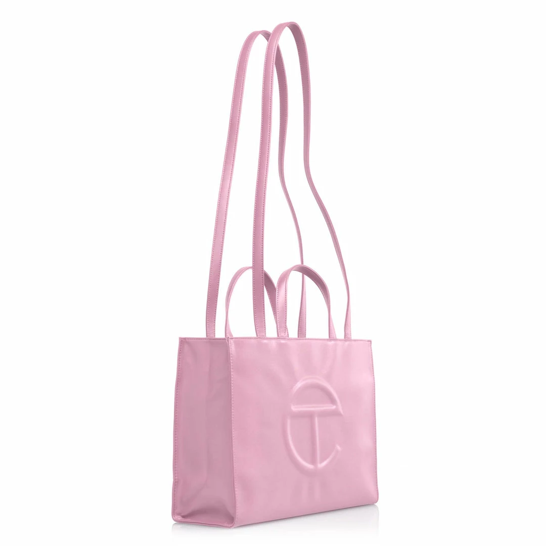 Coupon 🥰 TELFAR Medium Bubblegum Shopping Bag Shopping Bags 😉 2 TELFAR Medium Bubblegum Shopping Bag Shopping Bags