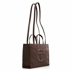 TELFAR Shopping Bags Medium Chocolate Shopping Bag