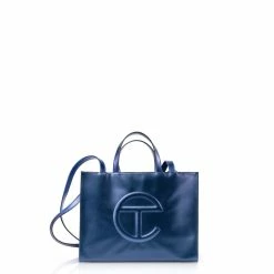 TELFAR Medium Cobalt Shopping Bag Shopping Bags