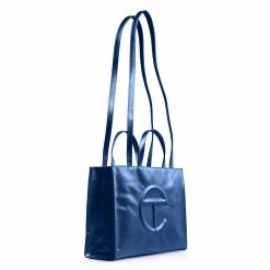 TELFAR Medium Cobalt Shopping Bag Shopping Bags