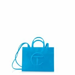 TELFAR Medium Cyan Shopping Bag