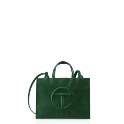 TELFAR Medium Dark Olive Shopping Bag Shopping Bags