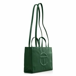 TELFAR Medium Dark Olive Shopping Bag Shopping Bags