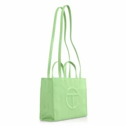TELFAR Medium Double Mint Shopping Bag Shopping Bags