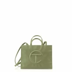 TELFAR Medium Drab Shopping Bag Shopping Bags