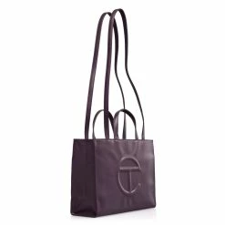 TELFAR Medium Eggplant Shopping Bag