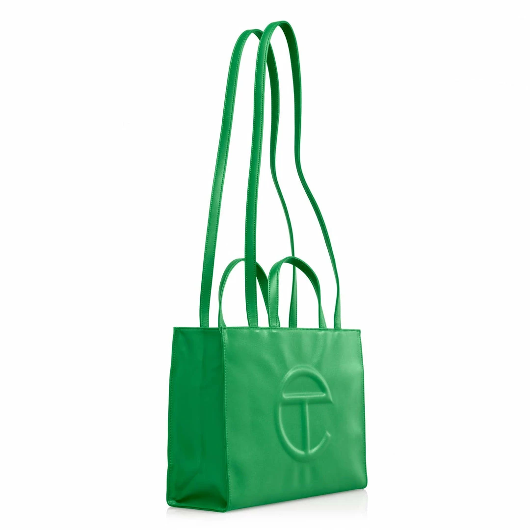 Brand new ✨ TELFAR Shopping Bags Medium Greenscreen Shopping Bag 🧨 2 TELFAR Shopping Bags Medium Greenscreen Shopping Bag