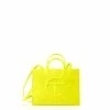 TELFAR Medium Highlighter Yellow Shopping Bag