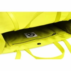 TELFAR Medium Highlighter Yellow Shopping Bag