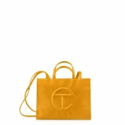 TELFAR Shopping Bags Medium Mustard Shopping Bag