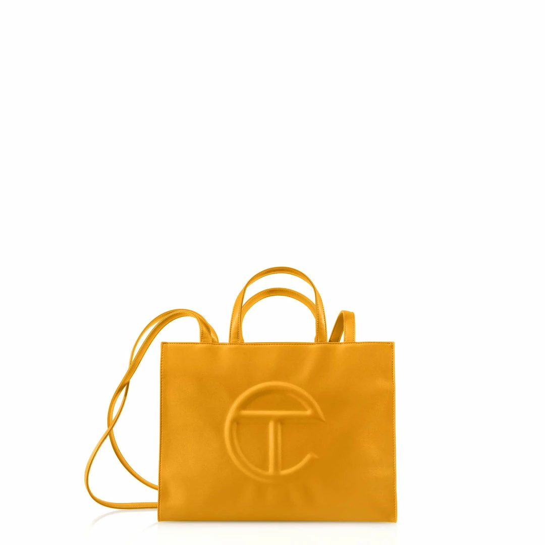 Deals 😉 TELFAR Shopping Bags Medium Mustard Shopping Bag ✨ 1 TELFAR Shopping Bags Medium Mustard Shopping Bag