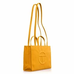 TELFAR Shopping Bags Medium Mustard Shopping Bag