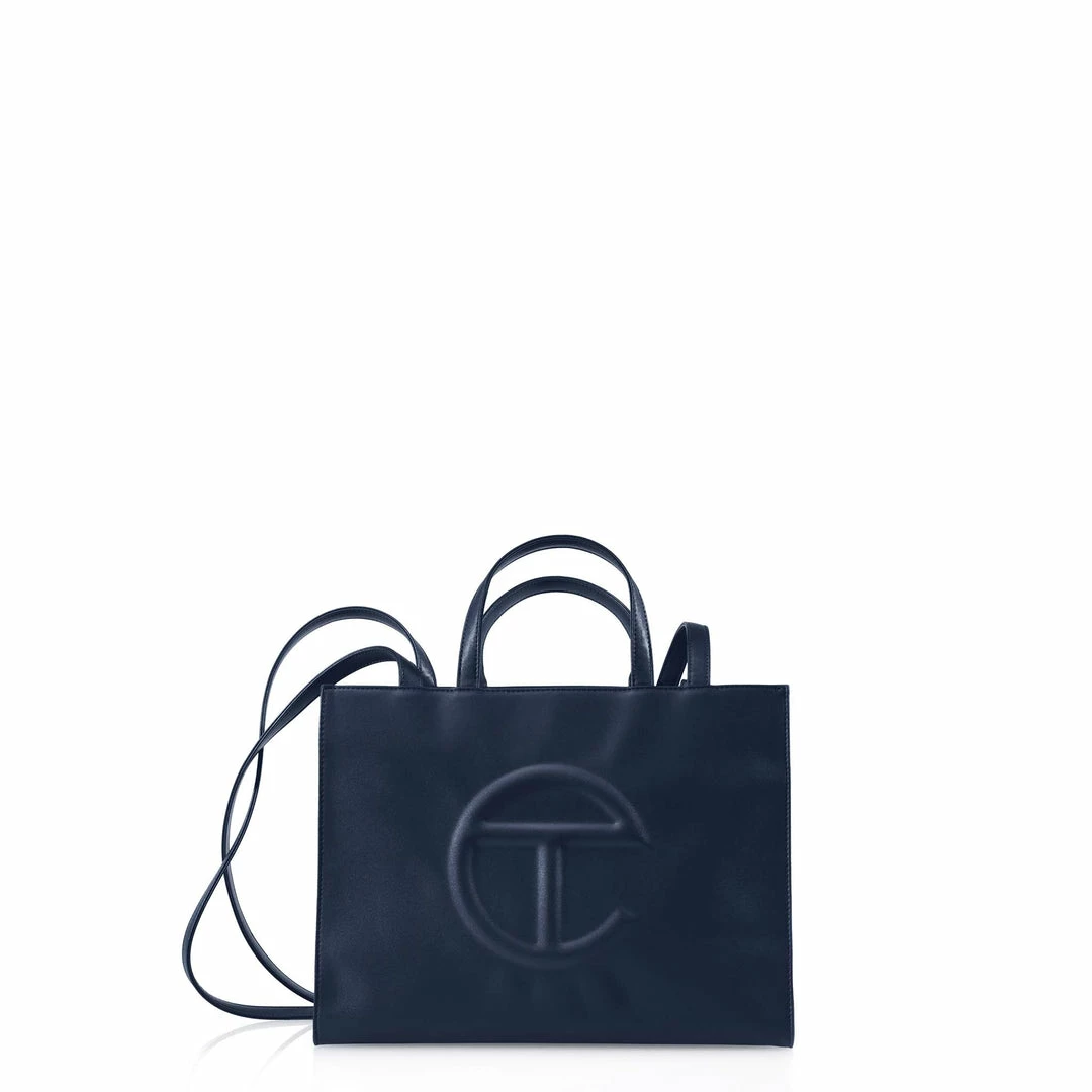 Coupon 🥰 TELFAR Medium Navy Shopping Bag ✨ 1 TELFAR Medium Navy Shopping Bag