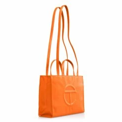 TELFAR Medium Orange Shopping Bag