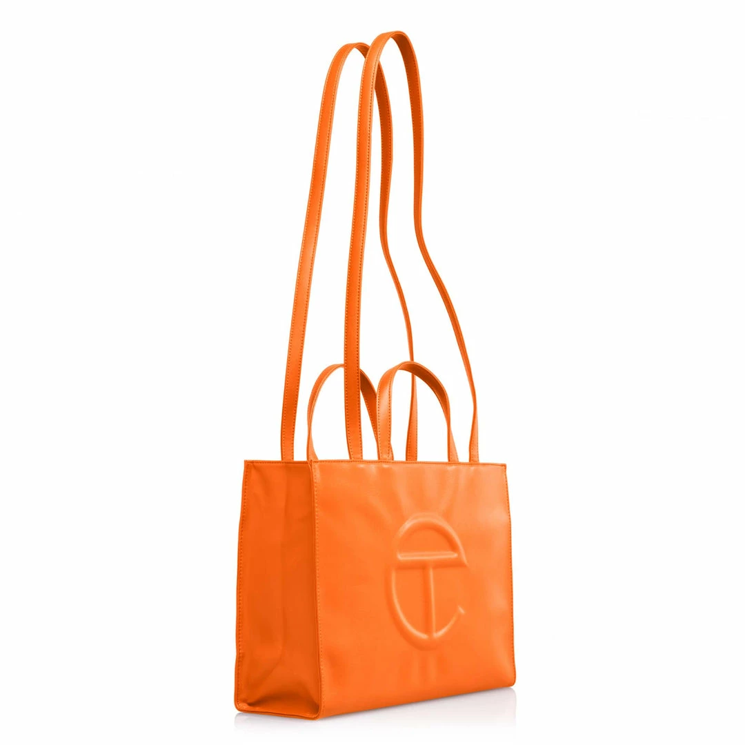 Flash Sale π₯° TELFAR Medium Orange Shopping Bag π 2 TELFAR Medium Orange Shopping Bag