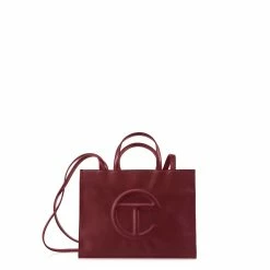 TELFAR Shopping Bags Medium Oxblood Shopping Bag