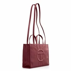 TELFAR Shopping Bags Medium Oxblood Shopping Bag