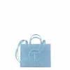 TELFAR Shopping Bags Medium Pool Blue Shopping Bag