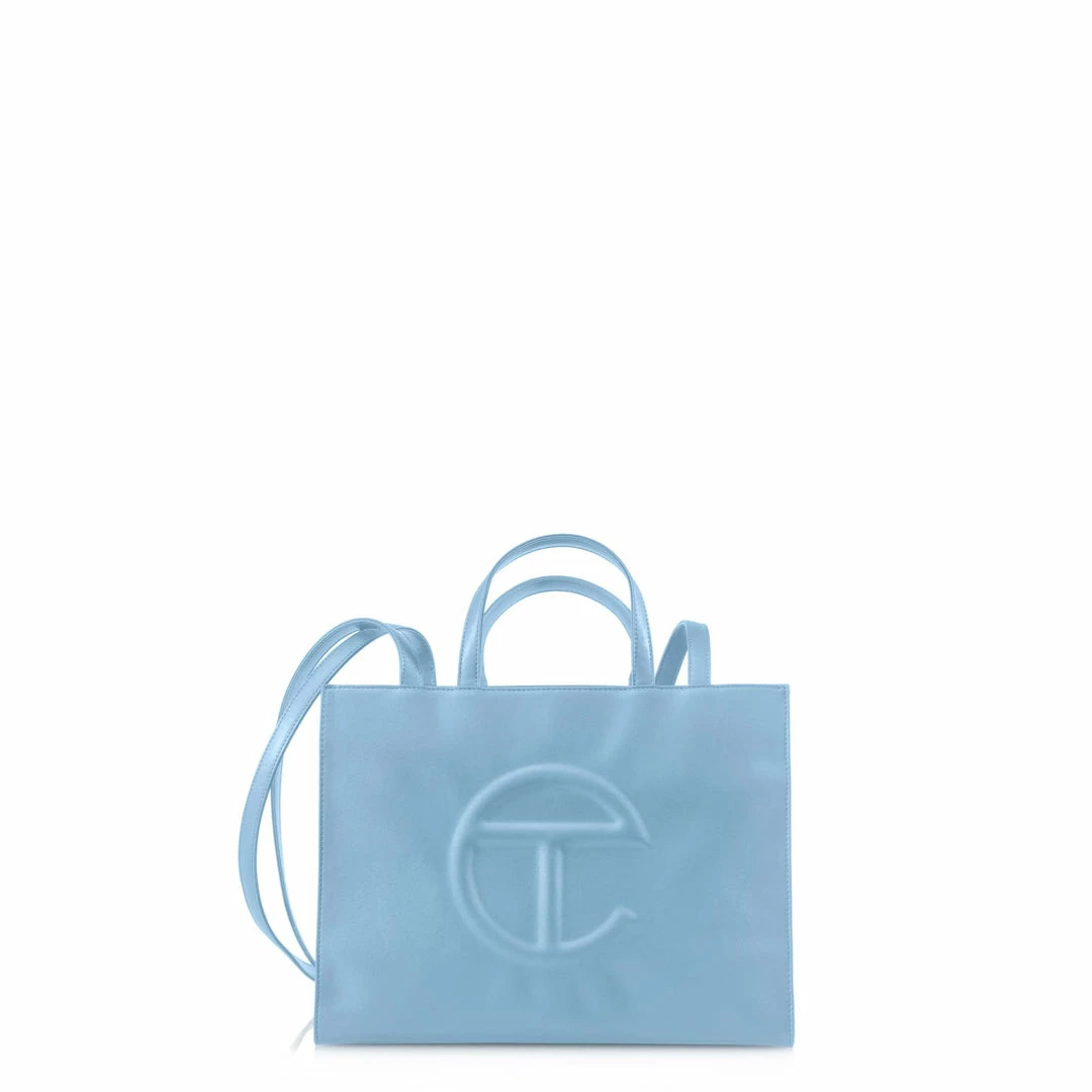 Best reviews of ❤️ TELFAR Shopping Bags Medium Pool Blue Shopping Bag 🔥 1 TELFAR Shopping Bags Medium Pool Blue Shopping Bag