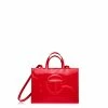 TELFAR Medium Red Patent Shopping Bag