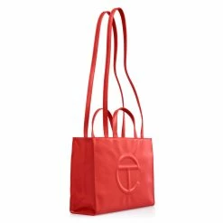 TELFAR Medium Red Shopping Bag Shopping Bags