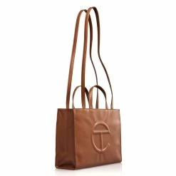 TELFAR Medium Tan Shopping Bag Shopping Bags
